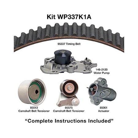Dayco Water Pump Kit, Wp337K1A WP337K1A